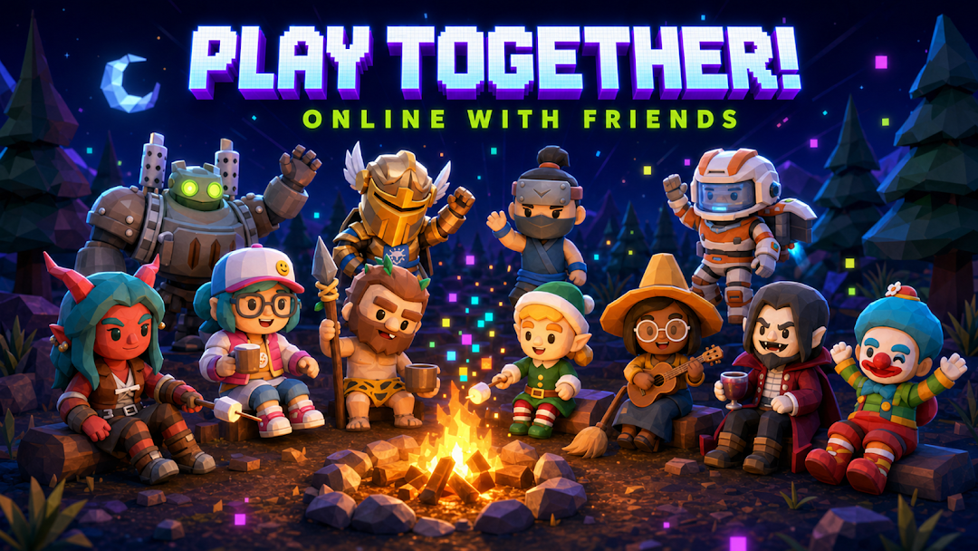 PixelBox official artwork: play together online with friends